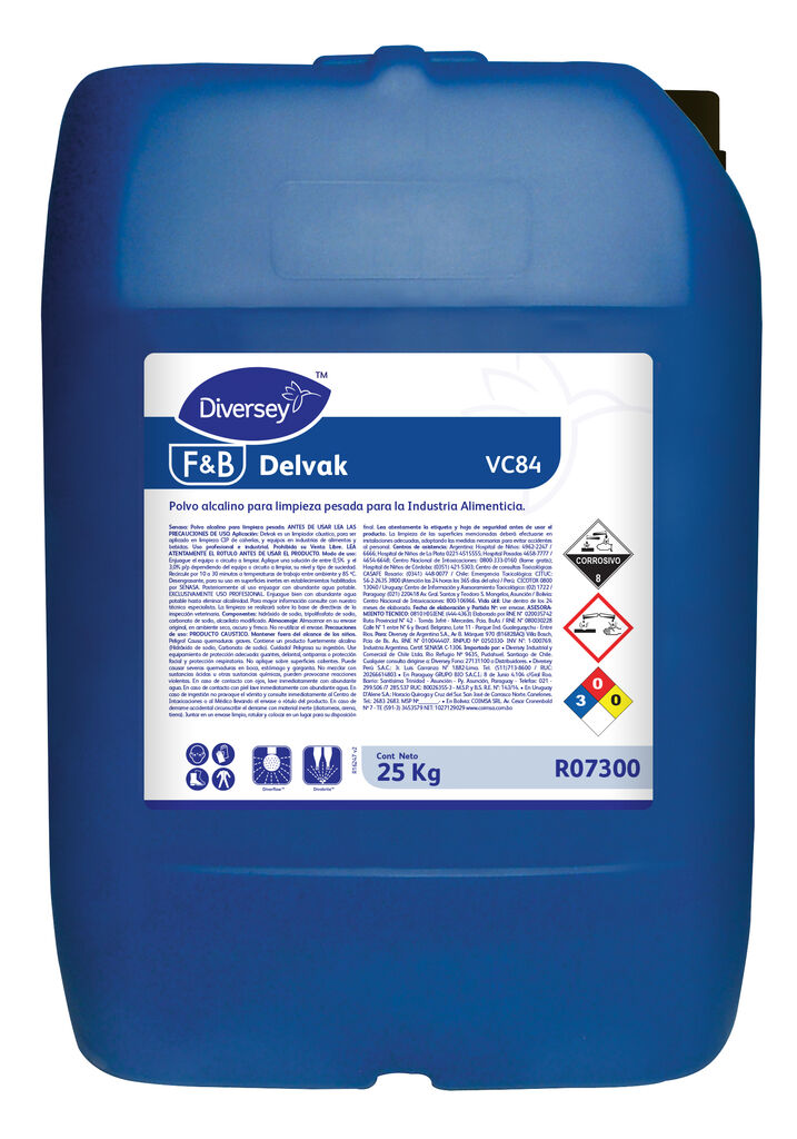 DELVAK FC 25kg - Detergente alcalino para trabajo pesado